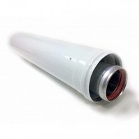 Коаксіальний удлинитель димохіда 1.5 м  60/100