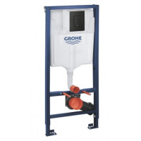Система інсталяції Grohe Solido 3-в-1 комплект для унитазу, 1.13 м висота інсталяції (кнопка Even Black mat) (388112430)