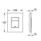 Інсталяція Grohe Solido 3-в-1 для унітазу, 1.13 м (кнопка Even Black mat) (388112430)