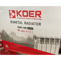 Біметалічні радіатори KOER Bimetal-200/100