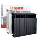 Биметалічний радіатор KOER 100 Bimetal-500 ULTRA BLACK KR5132