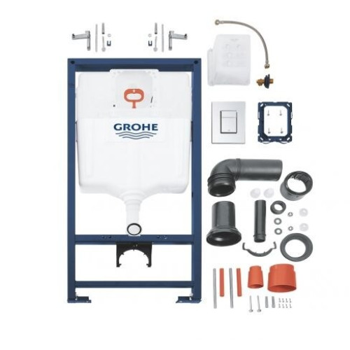 Інсталяція для унітазу Grohe Rapid SL 3-в-1 (кнопка Skate Cosmopolitan) (38772001)