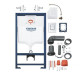 Інсталяція для унітазу Grohe Rapid SL 3-в-1 (кнопка Skate Cosmopolitan) (38772001)