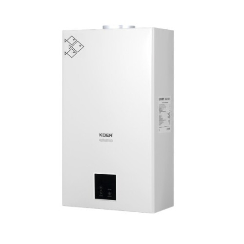 Газова колонка KOER KWH.G0210 WHITE з модуляцією полум'я