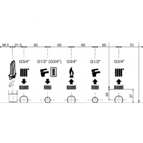 Газовий котел Baxi DUO-TEC Compact E 24 двоконтурний конденсаційний